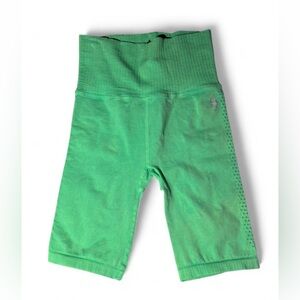 Free People Movement Bright Green Biker Shorts ⏹️